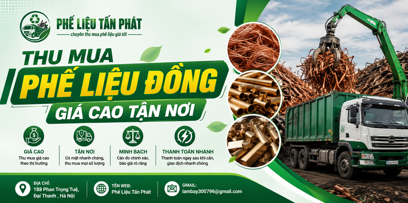 7 Lý Do Nên Chọn Thu Mua Phế Liệu Đồng Giá Cao Tận Nơi Tại Phế Liệu Tấn Phát