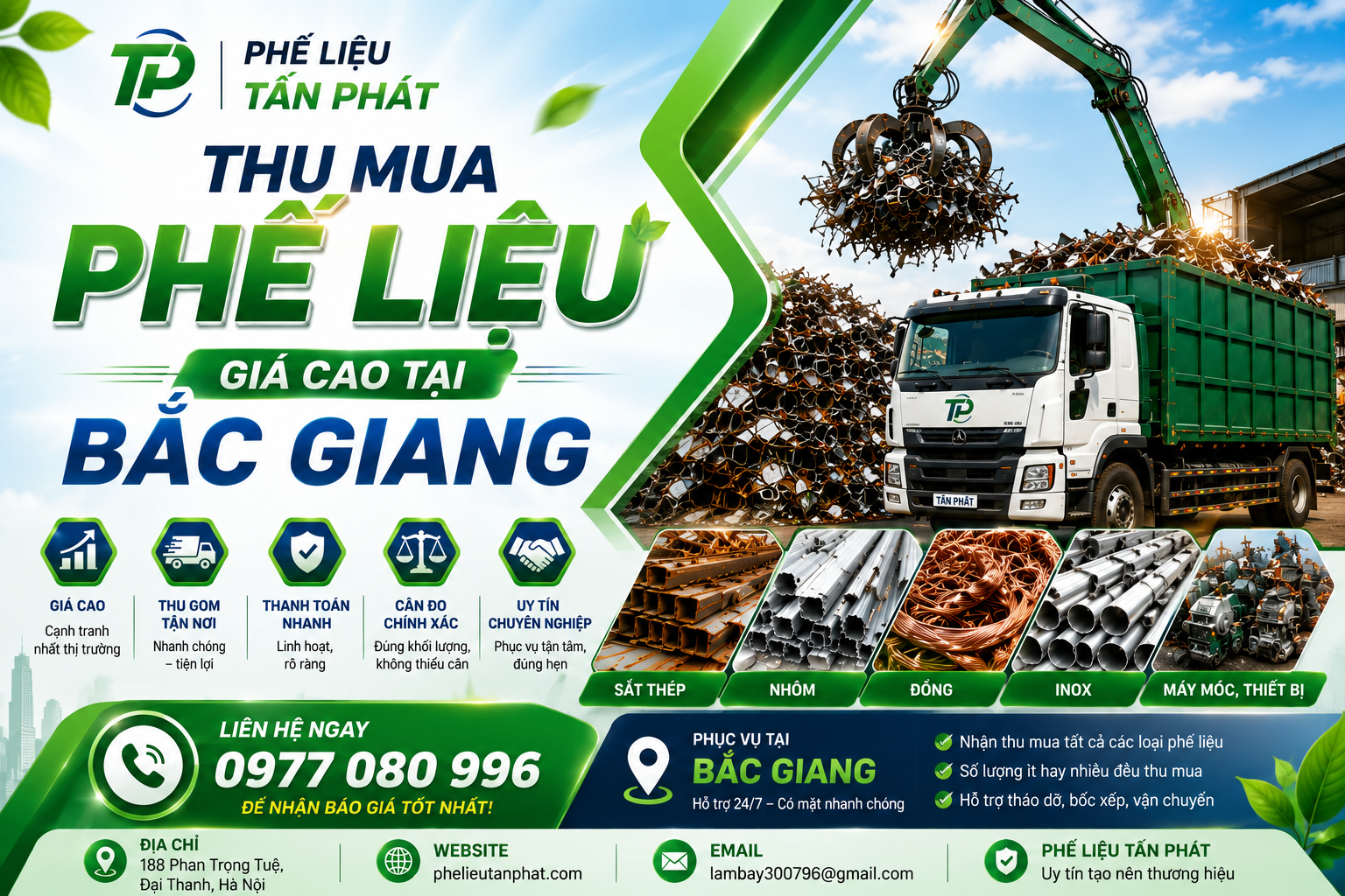 Thu Mua Phế Liệu Giá Cao Tại Bắc Giang – Biến Vật Liệu Cũ Thành Giá Trị